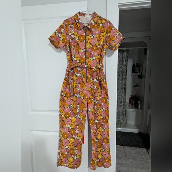 Joanie Floral Boilersuit Jumpsuit US 12 Lucy & Yak - Picture 5 of 5